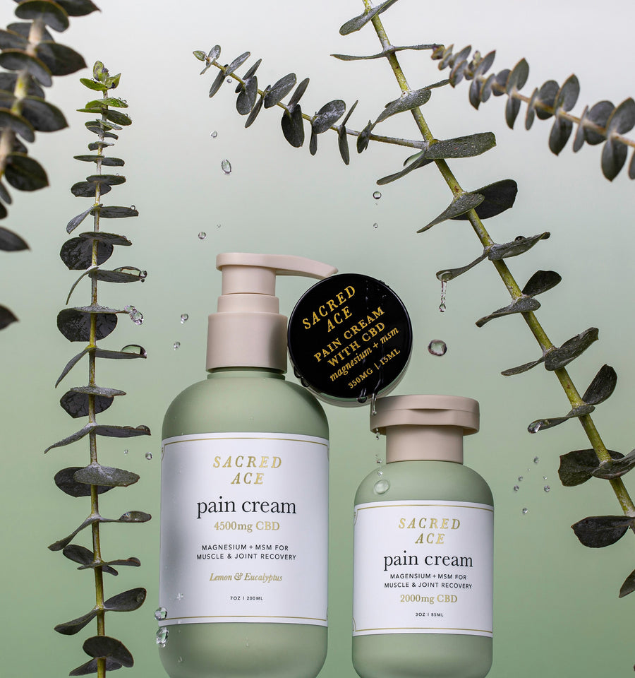 CBD Pain Cream with Magnesium + MSM